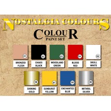 nostalgia '88 Colour Paint Set - 9 bottles nostalgia '88 Colour Paint Set - 9 bottles